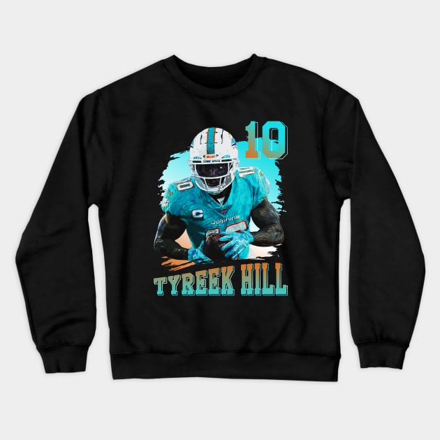 Tyreek Hill Crewneck Sweatshirt by Aloenalone